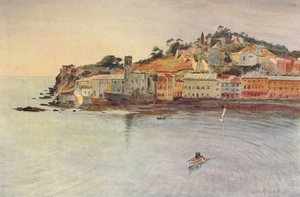 La Penisola, Sestri Levante, ca. 1910, 1912 door Walter Frederick Roofe Tyndale