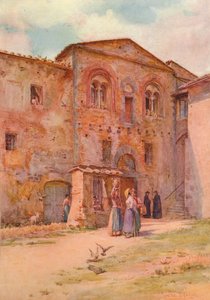 Het huis van de provoost, San Gimignano, ca. 1900-1913