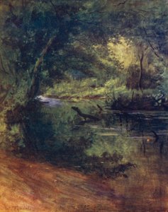 Het New Forest: Northgate, nabij Culverley, in de Lodge Walk door Walter Frederick Roofe Tyndale