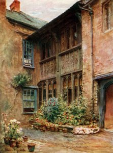 De Binnenplaats van de Luttrell Arms, Dunster