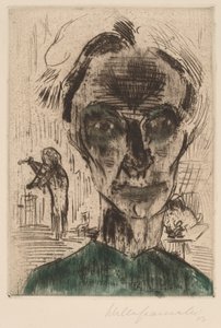 Man in een Kamer (Zelfportret), 1922-1923