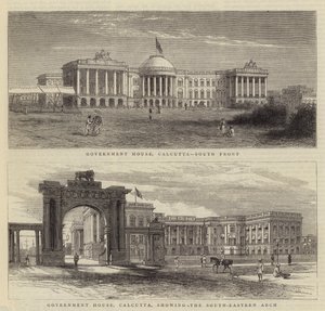 Regeringsgebouw, Calcutta door Walter Granville Smith