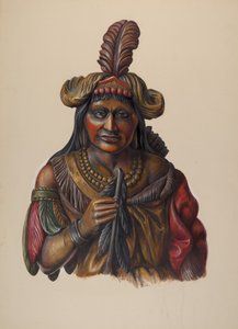 Sigarenwinkel Indiaan, ca. 1937