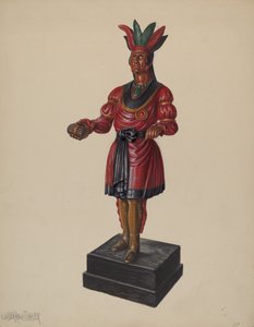 Sigarenwinkel Indiaan, ca. 1937