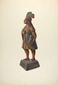 Sigarenwinkel Indiaan door Walter Hochstrasser