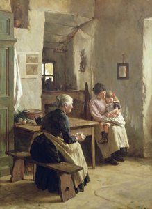 Moederliefde door Walter Langley