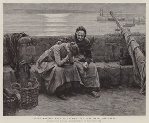 Nooit brak de ochtend aan zonder dat een hart brak door Walter Langley