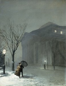 Albany in de Sneeuw
