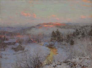 Afnemende winter door Walter Launt Palmer