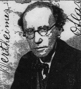 Oskar (Oscar) von Wertheimer, Hongaars schrijver (geb. Wenen 1892- d.1944) (z/w foto)
