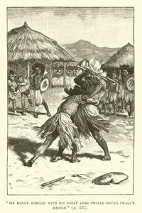 Illustratie voor King Solomons Mines door H. Rider Haggard door Walter Paget