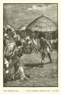 Illustratie voor King Solomons Mines door H. Rider Haggard door Walter Paget