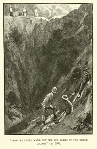 Illustratie voor King Solomons Mines door H. Rider Haggard door Walter Paget