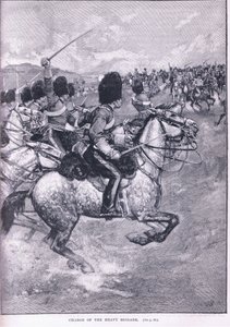De Aanval van de Zware Brigade door Walter Paget