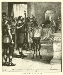 Proces van Sint Albanus door Walter Paget