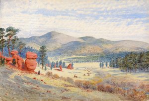In Monument Park, Colorado, 1874 door Walter Paris