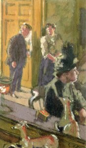 Een paar woorden, op naar de kroeg door Walter Richard Sickert