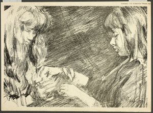 Wieg van de kat door Walter Richard Sickert