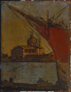 Il Redentore, vanaf de Zattere, Venetië, c.1895-96