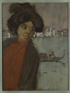 Inez op de Zattere door Walter Richard Sickert