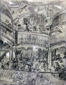 La Gaite Montparnasse door Walter Richard Sickert
