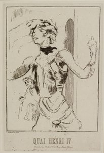 Quai Henry IV door Walter Richard Sickert