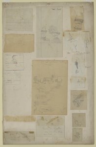 Verschillende studies door Walter Richard Sickert