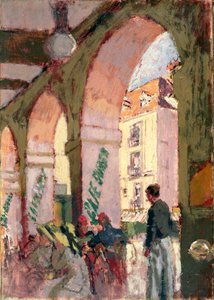 Het Café Suisse, of Café des Arcades, Dieppe