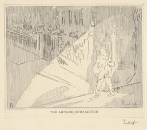 De London Shoreditch door Walter Richard Sickert