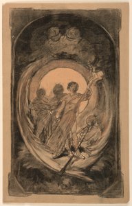 Decoratief Ontwerp door Walter Shirlaw