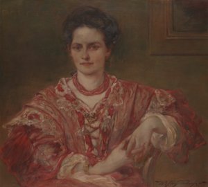 Portret van Dorothea A. Dreier (1870)