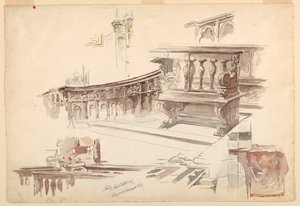Studies van de kathedraal van Siena