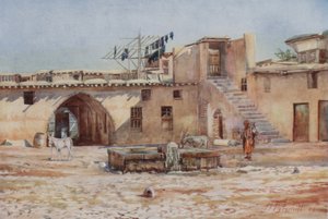 Een Khan in Damascus door Walter Spencer Stanhope Tyrwhitt