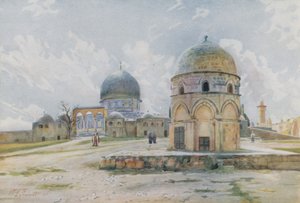 Ochtend in Jeruzalem: De Moskee van Omar aan de schaduwzijde