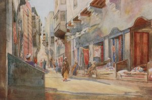 De bazaar van de tentmakers, Caïro door Walter Spencer Stanhope Tyrwhitt