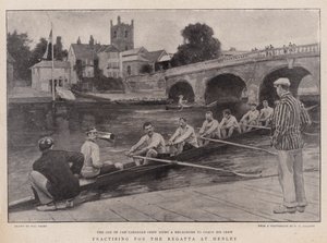 Oefenen voor de Regatta in Henley door Walter Stanley Paget