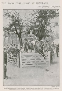 De poloponyshow in Ranelagh, de springwedstrijd door Walter Stanley Paget