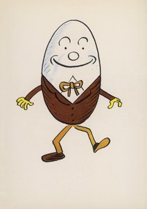 Figuren uit kinderboeken: Humpty Dumpty door Walter Trier