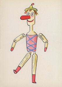 Figuren uit Kinderboeken: Pinocchio door Walter Trier