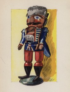 Oud speelgoed geschilderd door Walter Trier