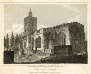 Stepney Kerk, Londen door Walter Wallis