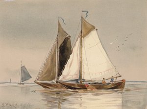 Nederlandse bottelaars op de Schelde