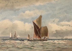 Monding van de Theems door Walter William May