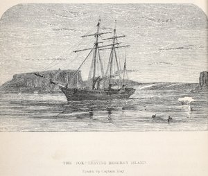 De Vos verlaat Beachey Island door Walter William May