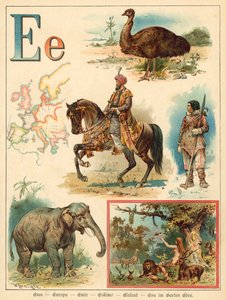 Letter E