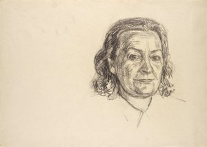 Portret van Adele Lijst door Walther Gamerith
