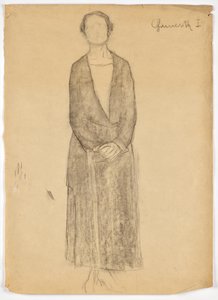 Portret van een dame (ten voeten uit)