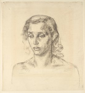 Portret van een dame door Walther Gamerith