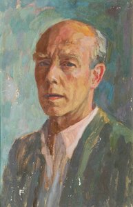 Later zelfportret door Walther Gamerith