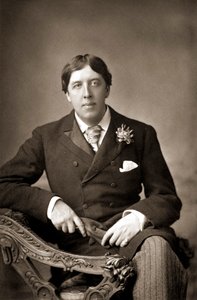 Oscar Wilde, Ierse schrijver, humorist en toneelschrijver, ca. 1890